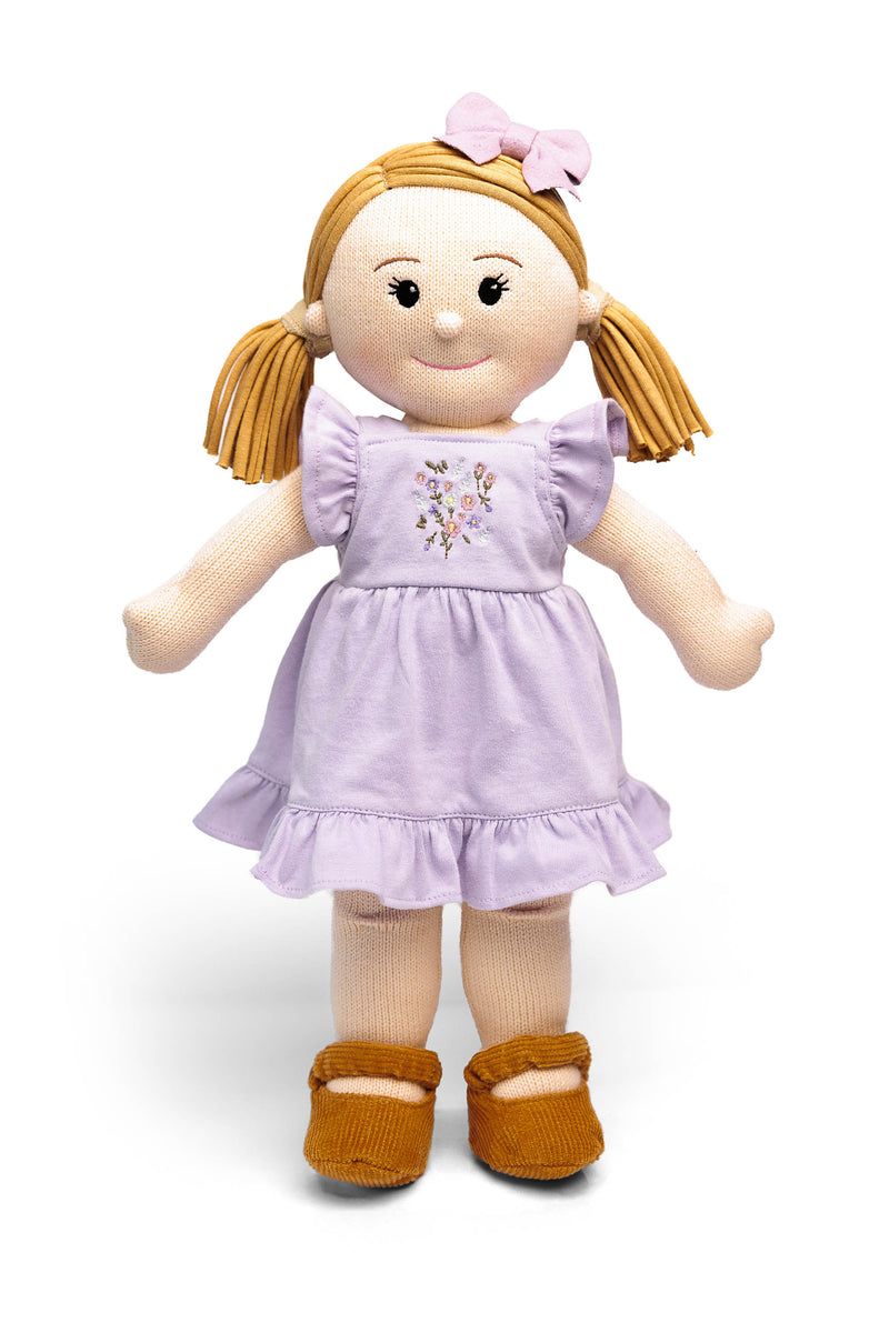 The Clementine Collective knitted doll Amelia – Poppie Toys