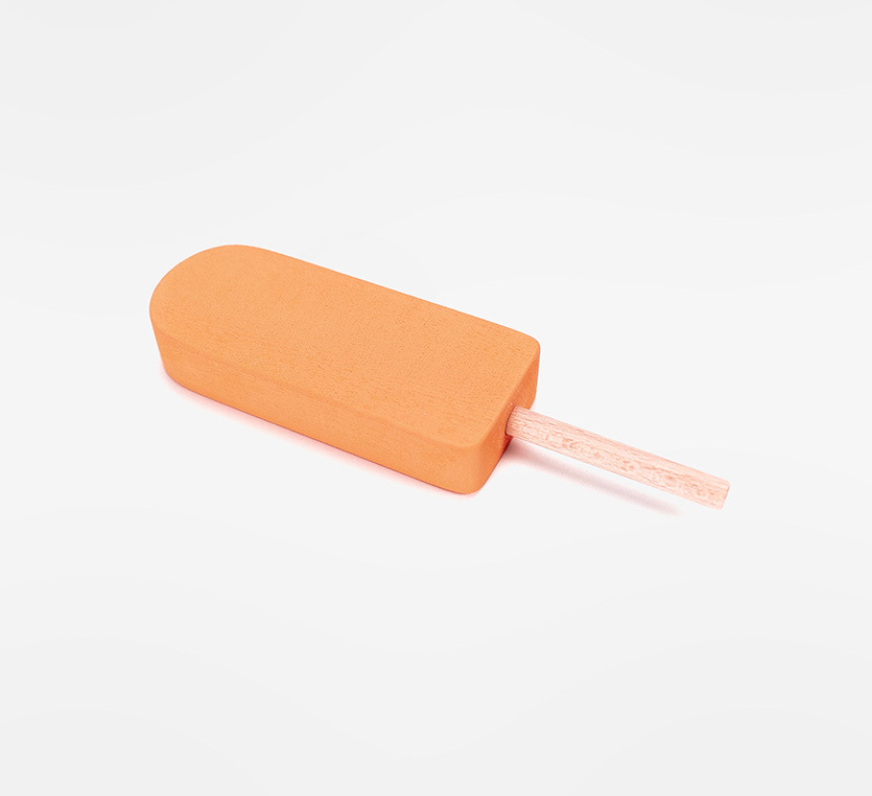 SABO concept  Ice cream bars / Chocolate, Strawberry and Peach