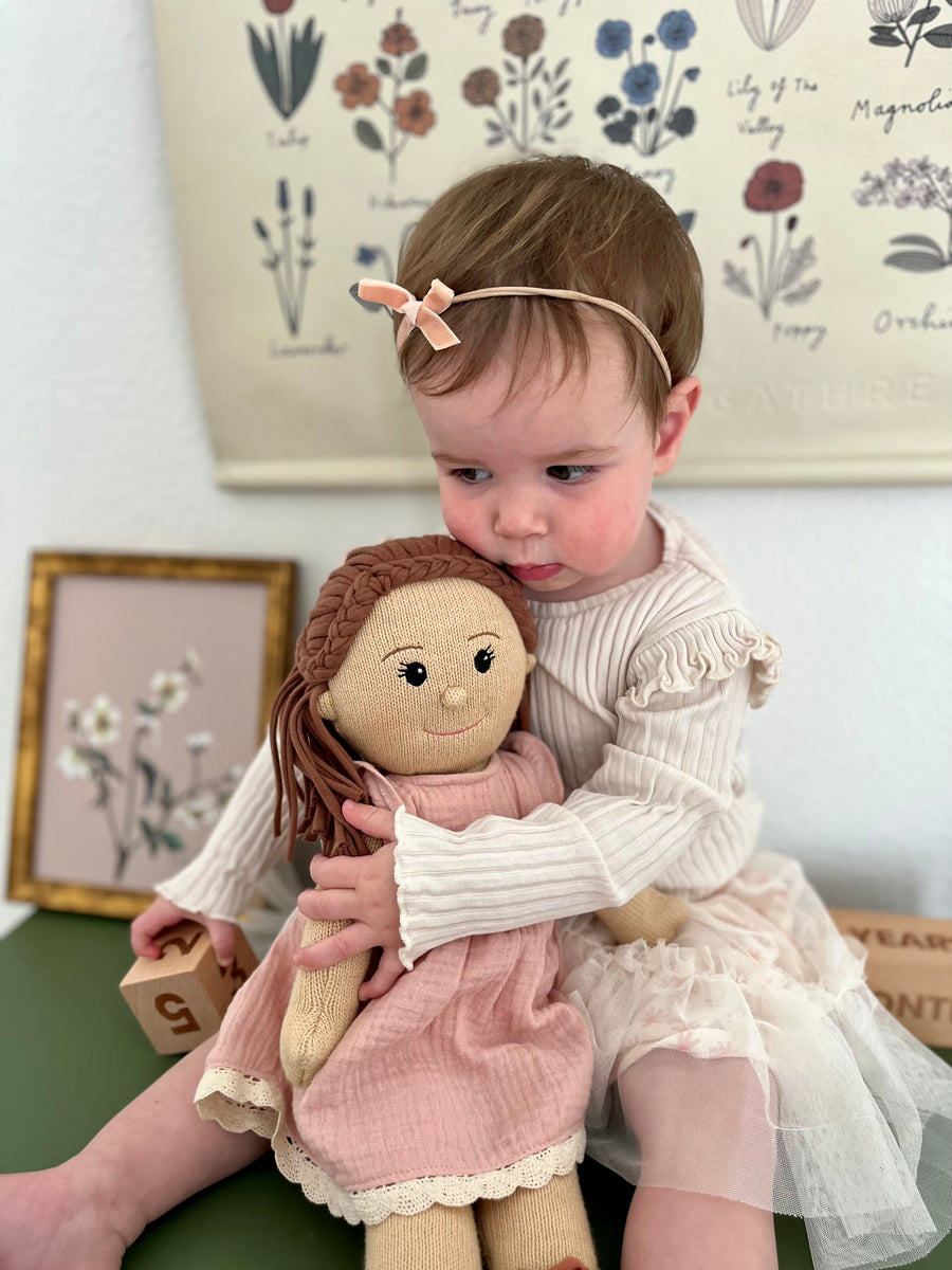 The Clementine collective knitted doll Clara