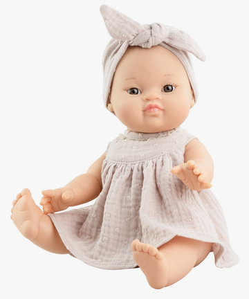 Paola Reina, Gordi Doll - Lily with Linen Dress